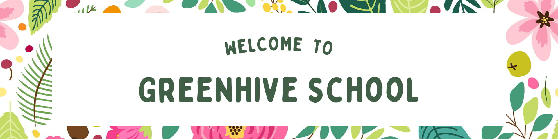 Admission Banner - Greenhive School